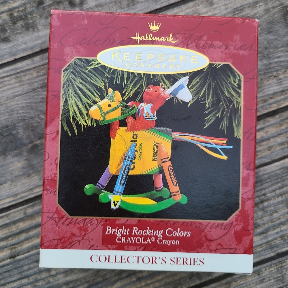 Hallmark Crayola Rocking Horse Ornament